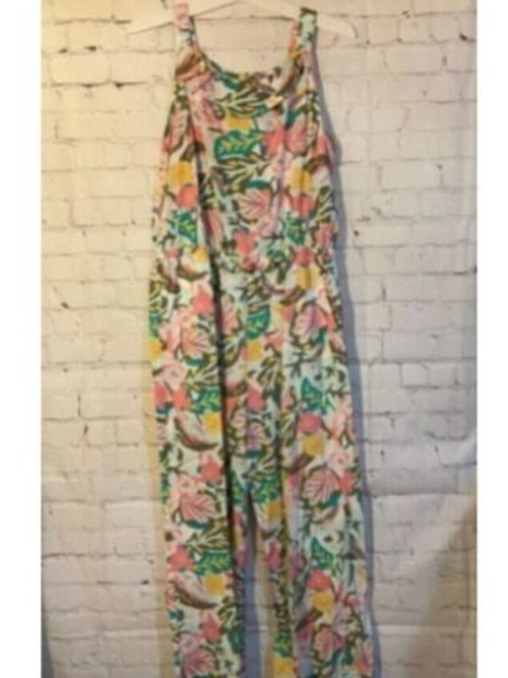 Cat & Jack ✨ Girls’ Floral Woven Jumpsuit Size XL (14/16) NWT